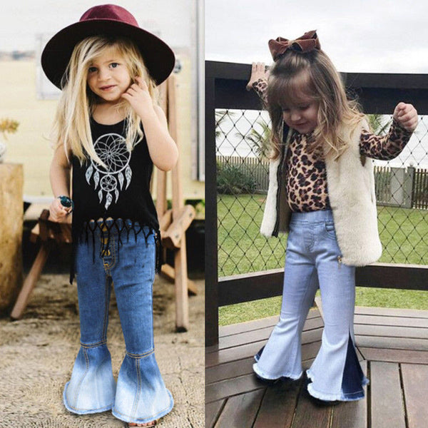 baby flare jeans