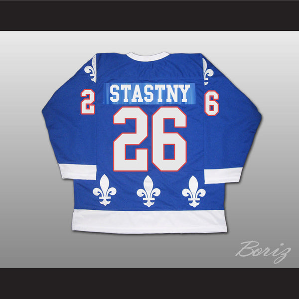 Peter Stastny Hockey Jersey Quebec 