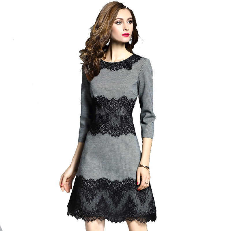 lace dress winter