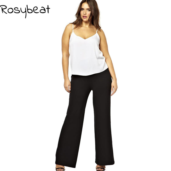 wide leg pants for plus size women