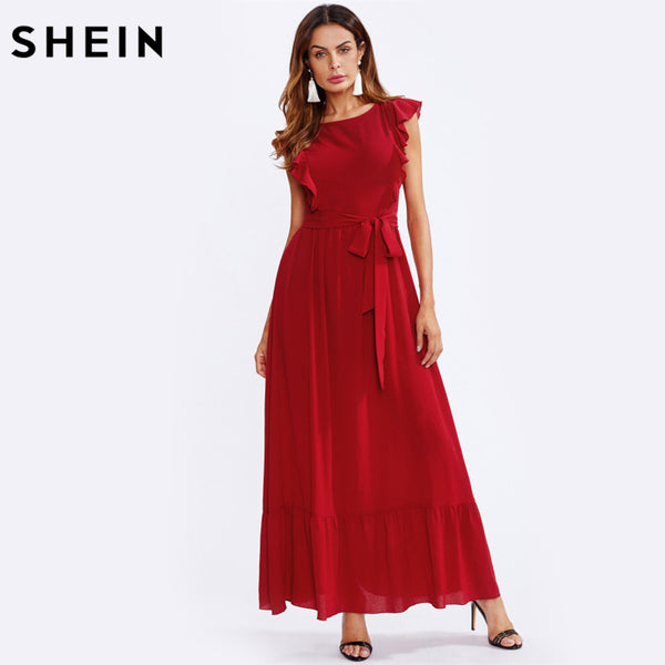 shein a line dress