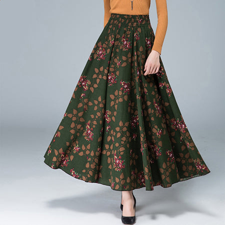 long flowing skirts