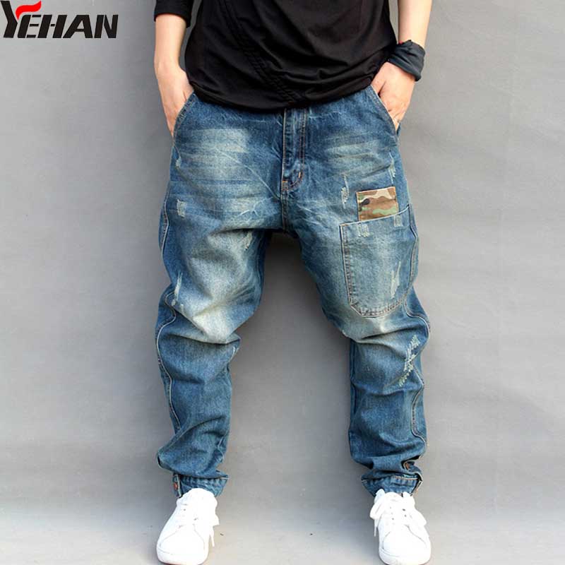 denim joggers mens plus size