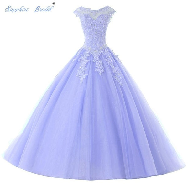 sapphire quinceanera dresses