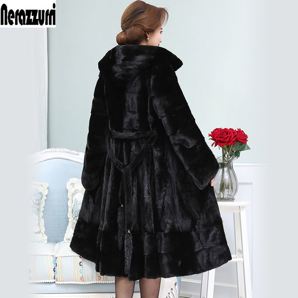 black mink coat