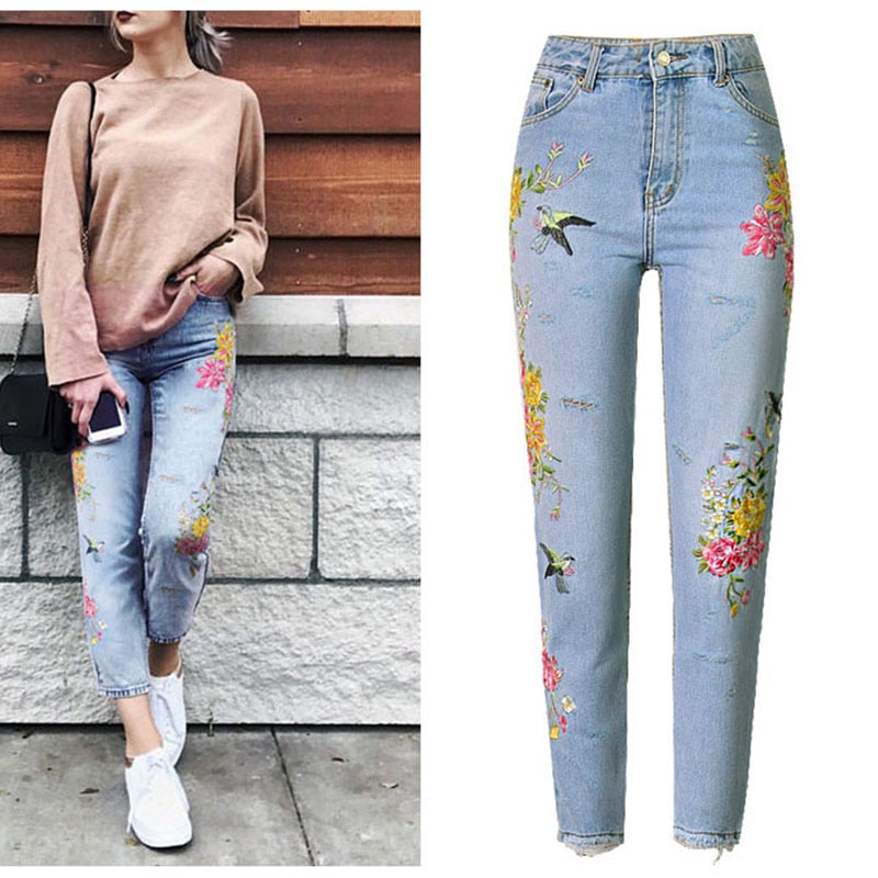 ladies new fashion jeans