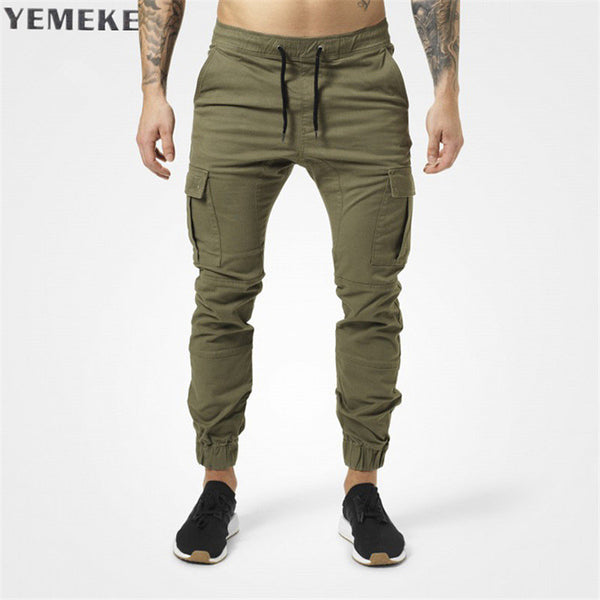 mens olive green jogger pants