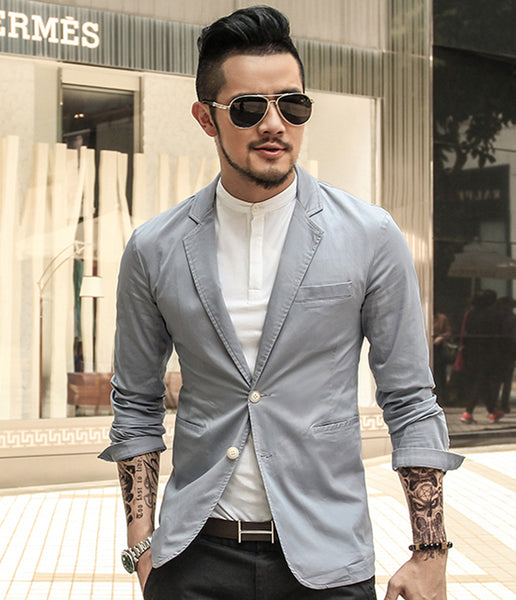 business casual men blazer