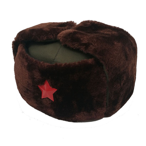 mens aviator hat fur