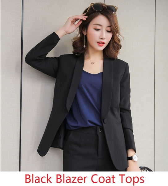 black formal coat for ladies