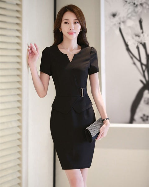 black office wear dresses