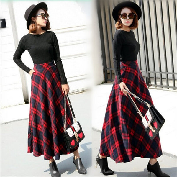 long skirt winter