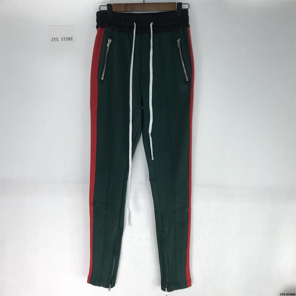 track pants with zipper