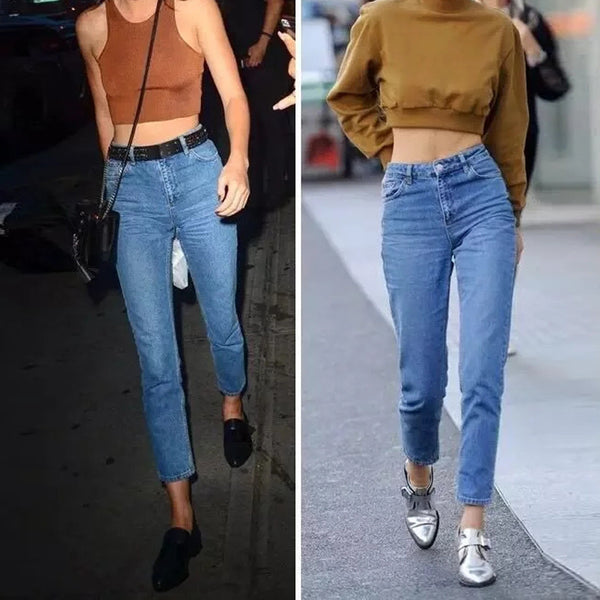 80s style jeans