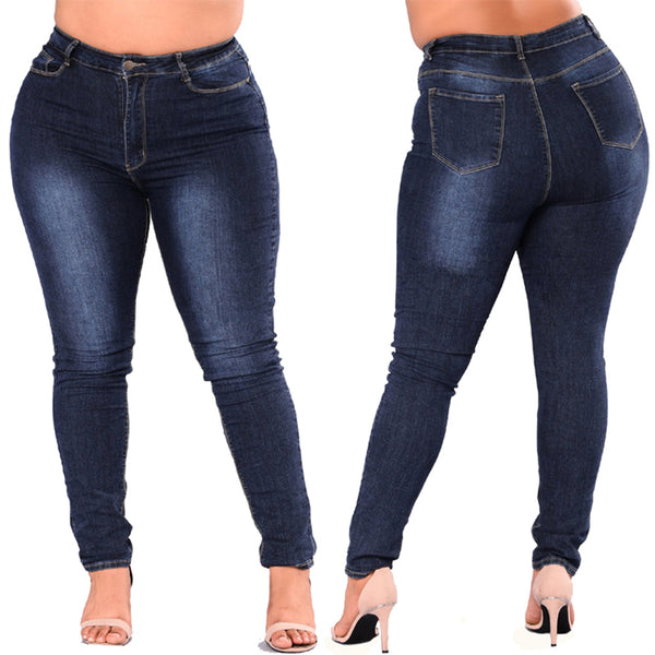 plus size denim pants