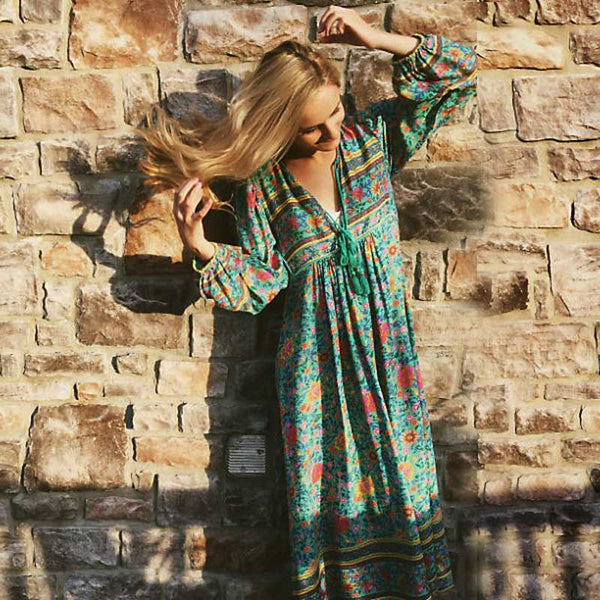 bohemian loose dresses