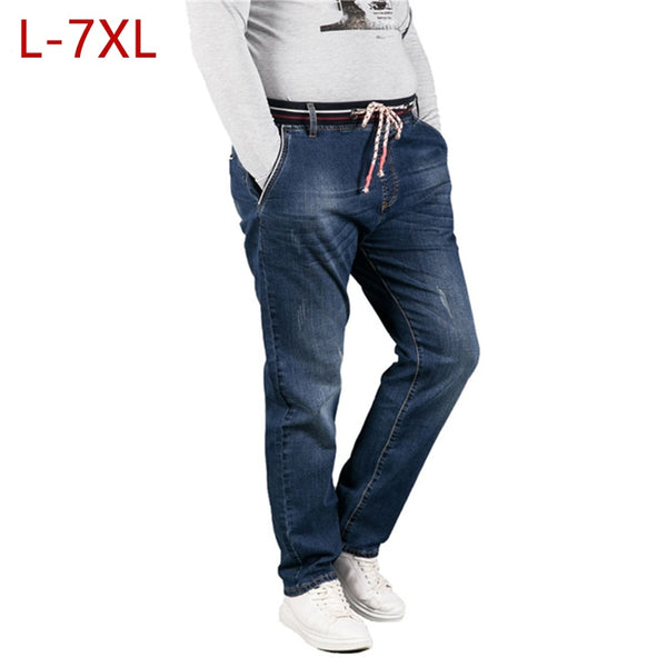 elastic band jeans mens