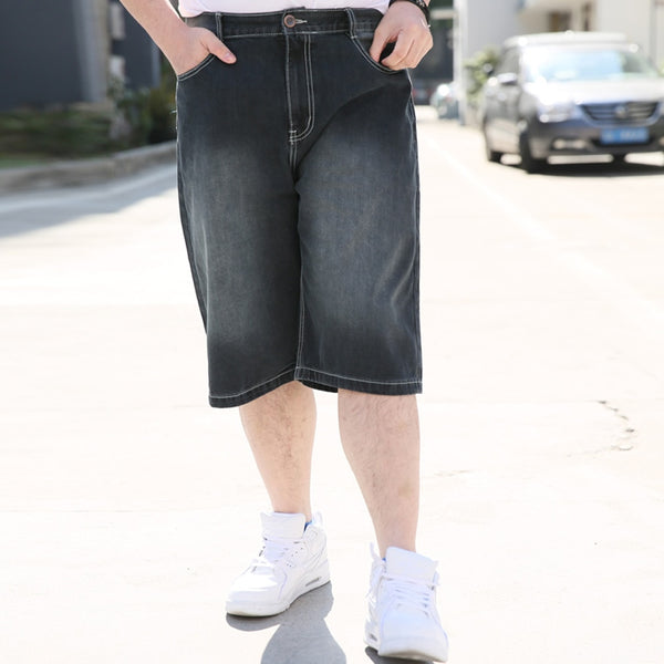 mens hip hop jean shorts