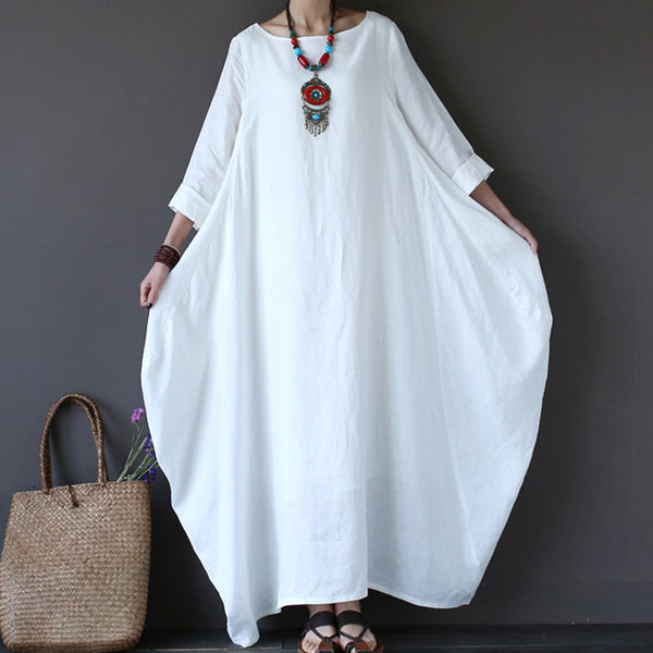 plus size boho maxi