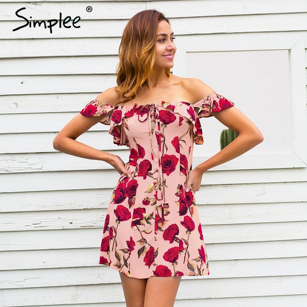 lace up summer dress