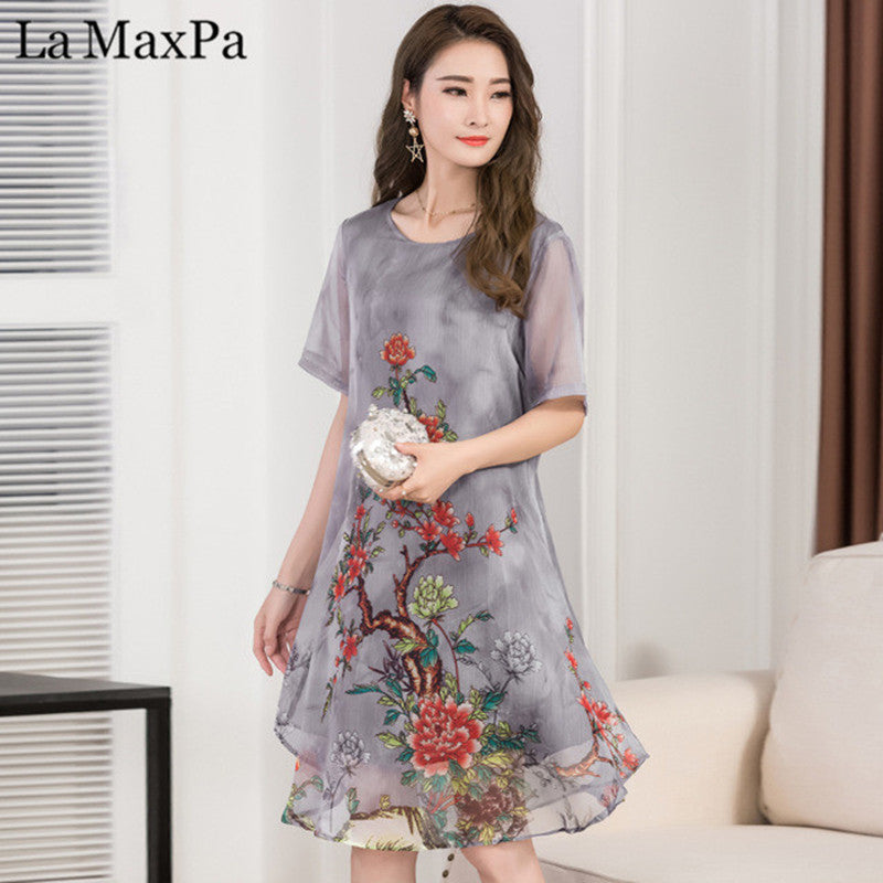 La MaxPa 2018 Women Summer dress Floral 