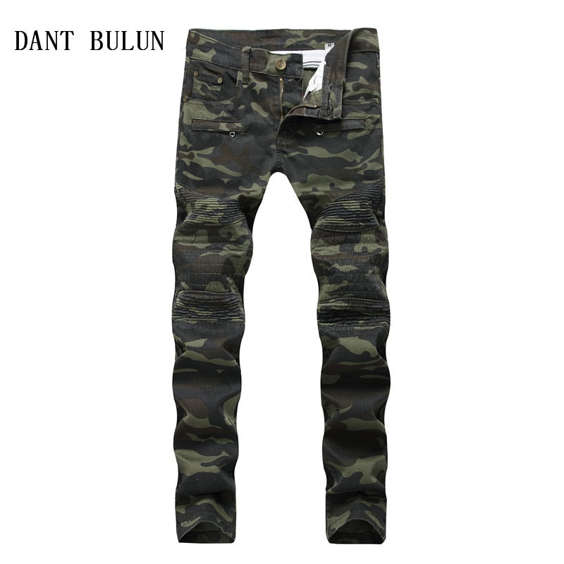 camouflage skinny fit jeans