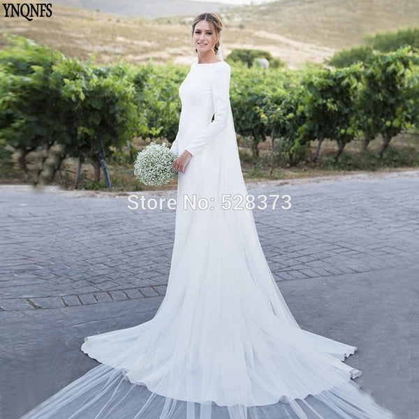 simple wedding gown 2019