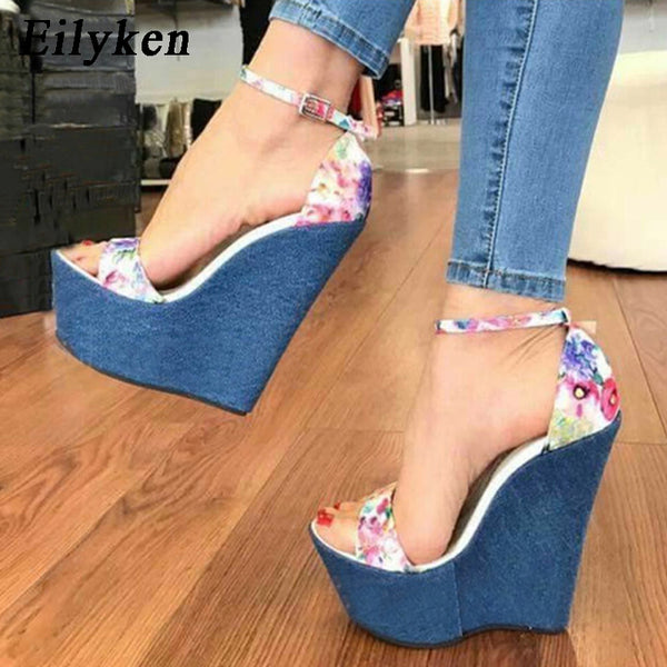 super high platform wedges