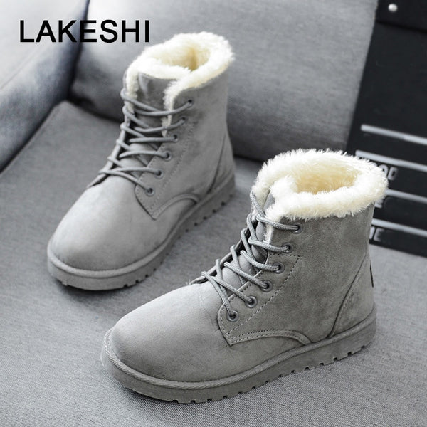 ladies ankle winter boots