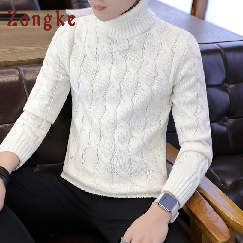 white turtleneck sweater mens