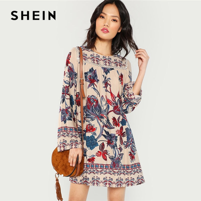 shein eyelet dress