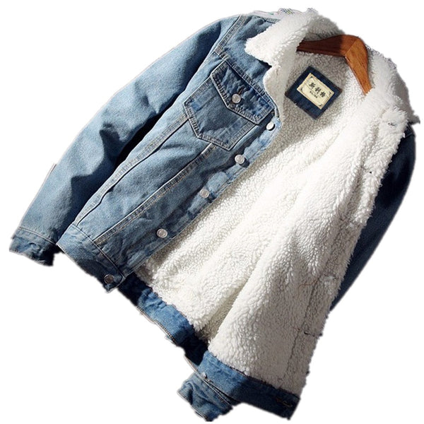 warm jean jacket