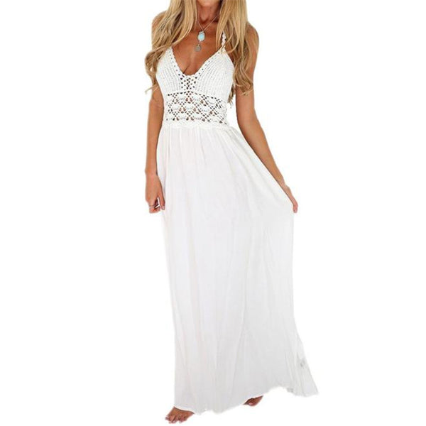 white casual summer dresses