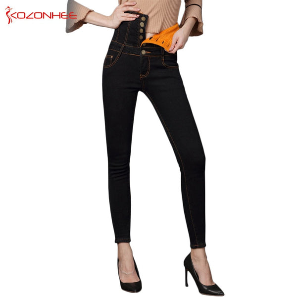 warm jeans womens