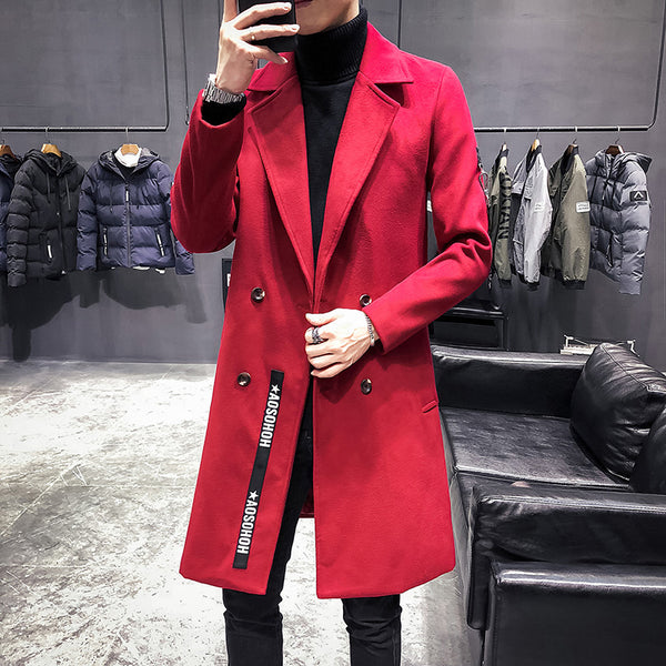 long red jacket