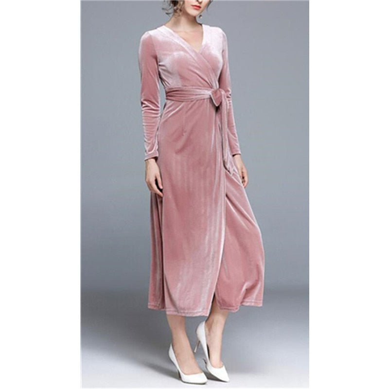 party wear long dress for ladies