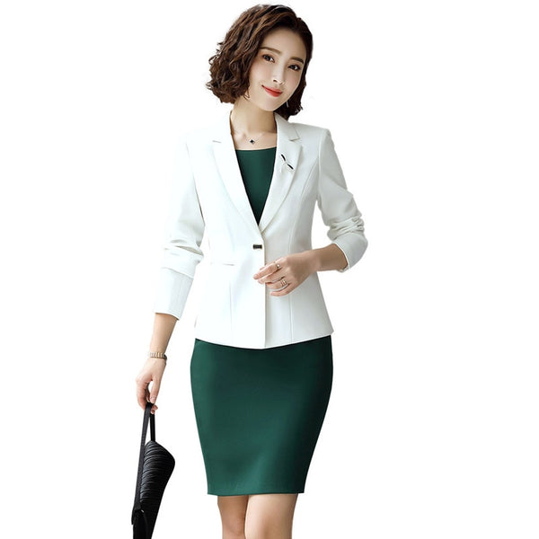 white business dress with sleeves