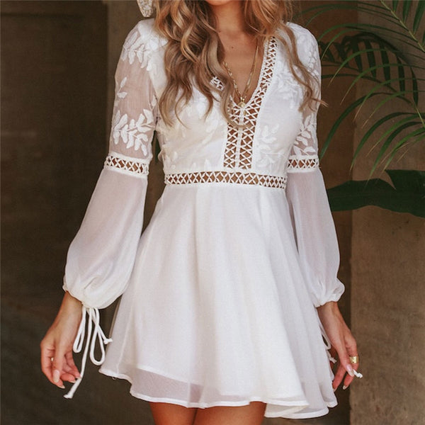 long sleeve dress short length