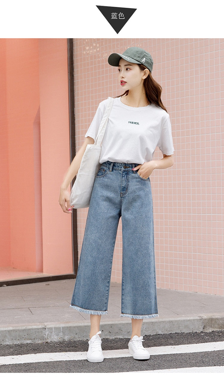 wide leg jeans style 2019