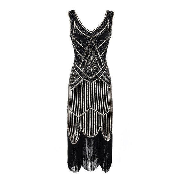 great gatsby fringe dress