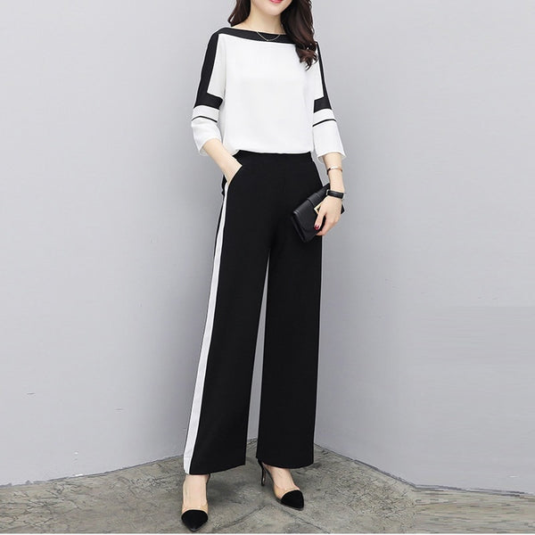 Elegant Pant Suits Sets 2019 New Summer 