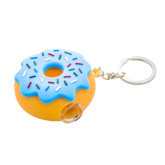 Silicone Keychain Donut Pipe | Novelty Pipes For Sale | Free Canada Shipping