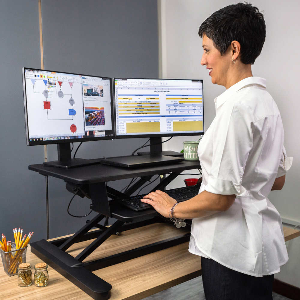 ergotron standing desk converter