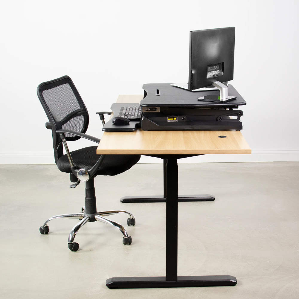 vivo electric height adjustable standing desk converter