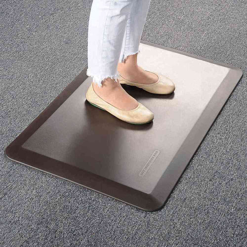 EUREKA ERGONOMIC Tilt Adjustable Footrest, Foot Rest for Under Desk at Work  with Massage Surface Metal Frame 2pcs