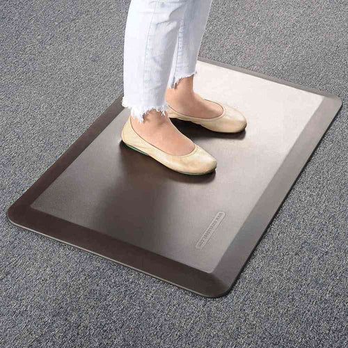 EUREKA ERGONOMIC Height Adjustable Rolling Ottoman: Office Footrest