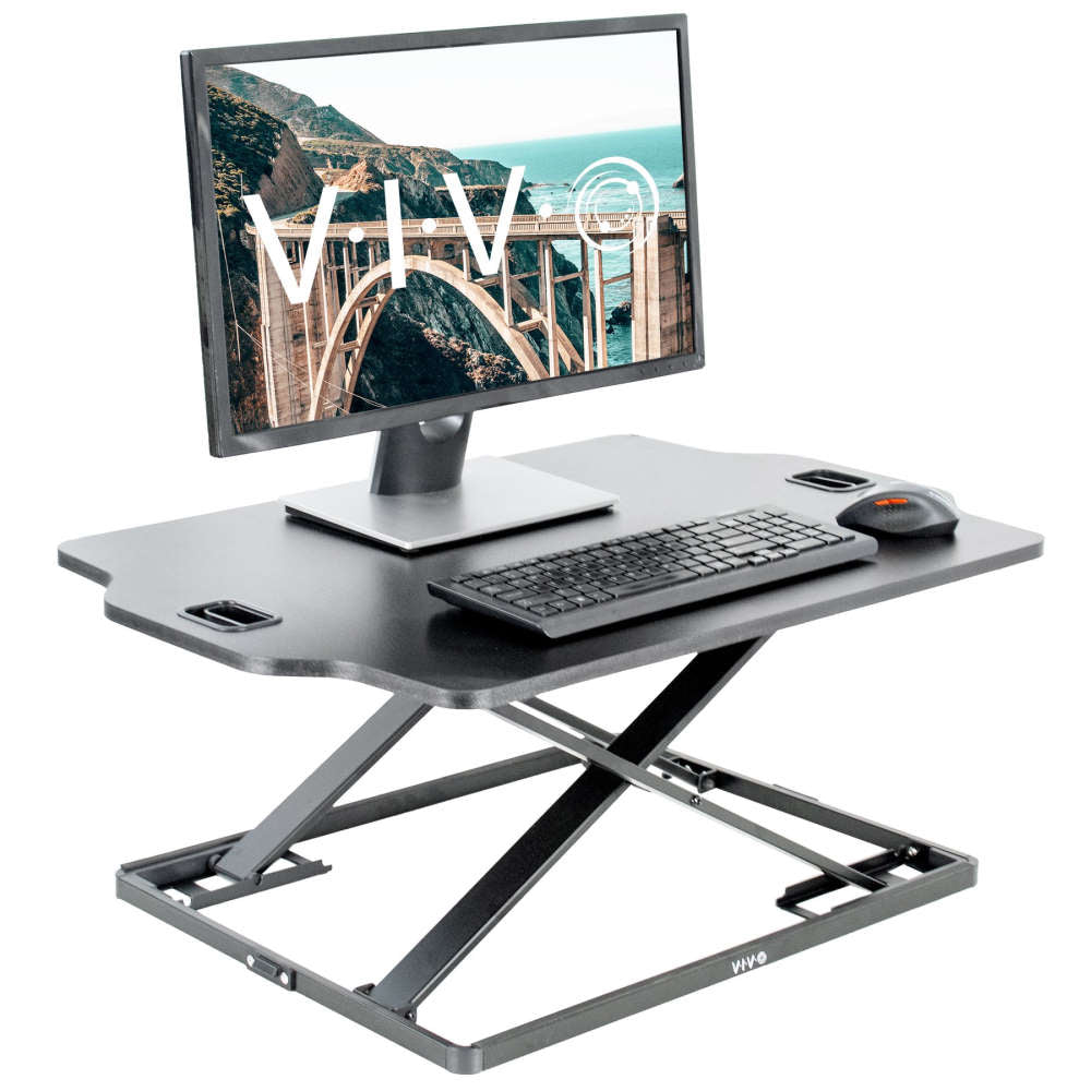 cooling pad adjustable standing desk converter