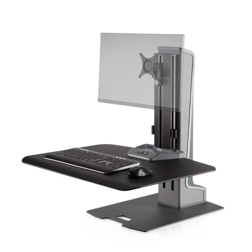 StarTech.com Sit Stand Desk Converter Workstation with One Touch Adjustment  - ARMSTS - Monitor Mounts 