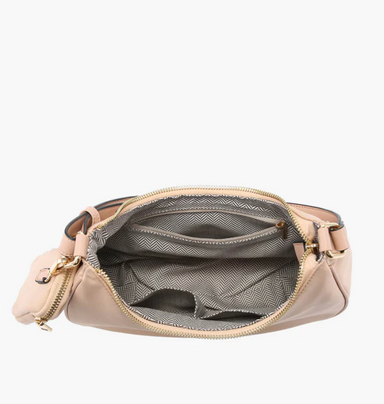 Jen & Co Jessica Clear Crossbody - Dark Brown