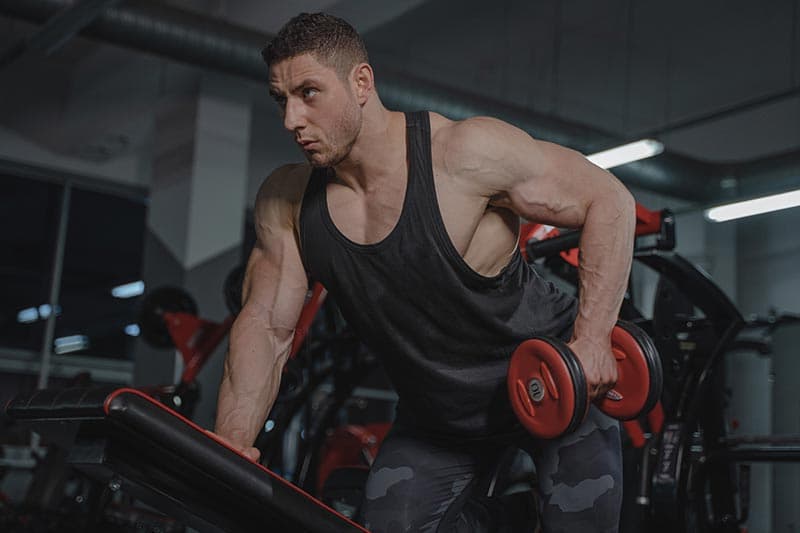 Man working out increasing sex drive